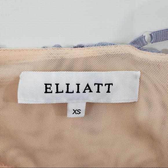 Elliot embroidered peach and lavender dress Sz Xsmall - Picture 4 of 4